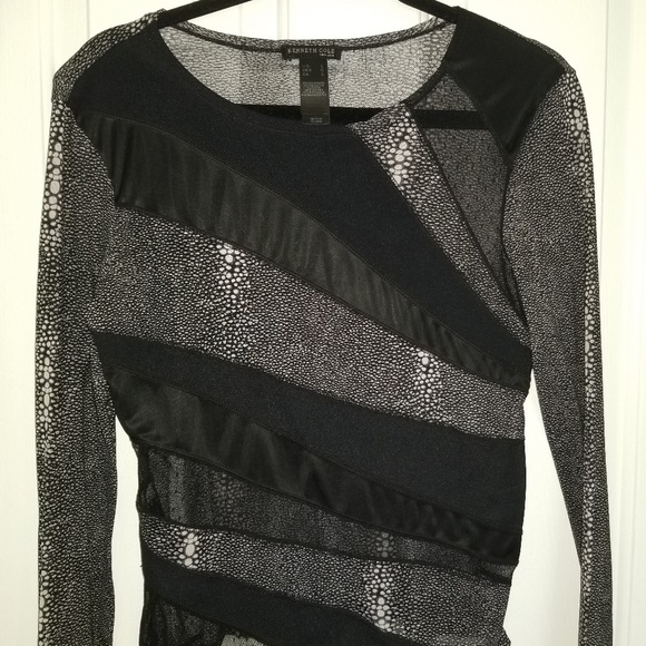 Kenneth Cole sheer top - Picture 2 of 3